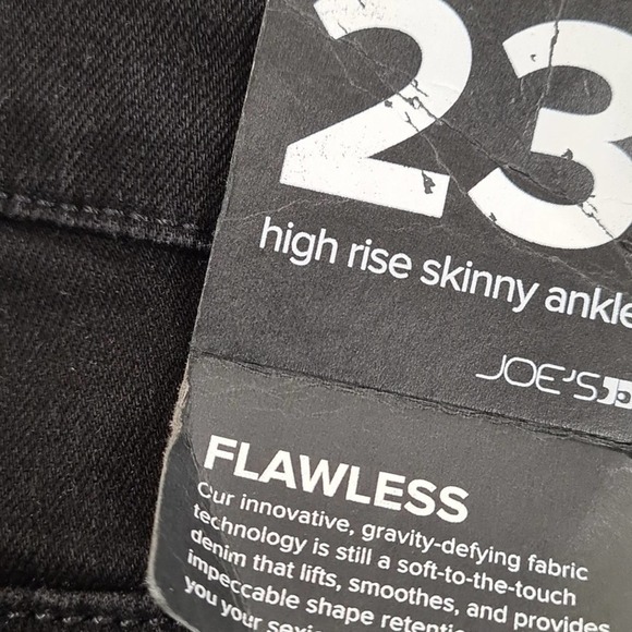 Joe's Jeans High Rise Skinny Ankle Flawless Size 23 NWT - Picture 4 of 5